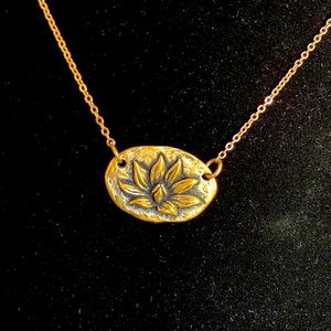Lotus / Enlightenment adjustable necklace